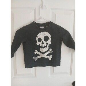 Circo 2T Skull and Crossbones Sweatshirt. Halloween